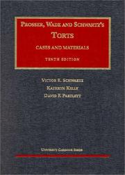 Front cover of Prosser, Wade, and Schwartz's torts by Victor E. Schwartz