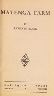 Cover of Mayenga Farm by Kathryn Blair