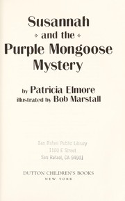 Cover of Susannah and the purple mongoose mystery by Patricia Elmore
