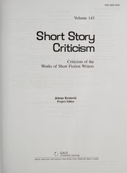 Cover of Short story criticism by Jelena O. Krstovic