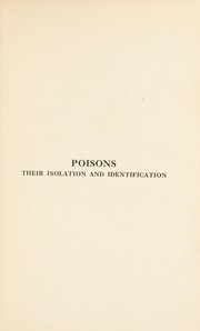 Cover of Poisons by Bamford, Frank