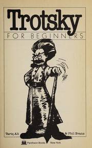 Cover of Trotsky for beginners by Tariq Ali
