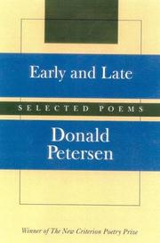 Cover of Early and late by Donald Petersen