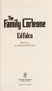 Front cover of The family Corleone by Edward Falco
