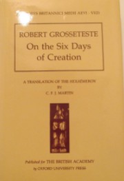 Front cover of On the six days of creation by Robert Grosseteste