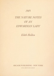 Front cover of Nature Notes of an Edwardian Lady by Edith Holden