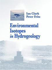 Front cover of Environmental isotopes in hydrogeology by Clark, Ian D.