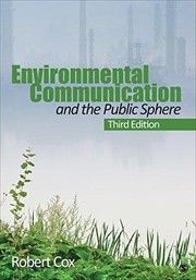 Front cover of Environmental communication and the public sphere - 3. edición. by Robert Cox