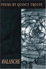 Cover of Avalanche by Quincy Troupe