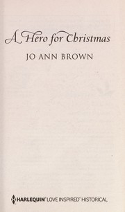 Cover of A Hero for Christmas by Jo Ann Brown