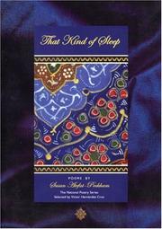 Front cover of That kind of sleep by Susan Atefat Peckham
