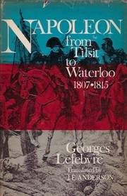 Cover of Napoléon by Georges Lefebvre