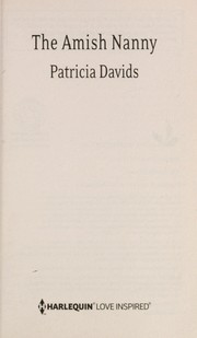 Front cover of The Amish nanny by Patricia Davids