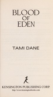 Front cover of Blood of Eden by Tami Dane