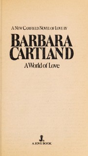 Front cover of A World of Love by Barbara Cartland