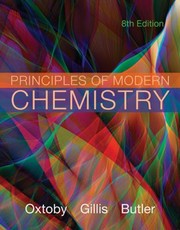 Front cover of Principles of modern chemistry by David W. Oxtoby