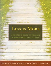 Cover of Less Is More by Donna J. Baumbach