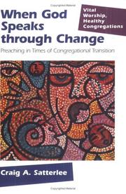 Front cover of When God Speaks Through Change by Craig A. Satterlee