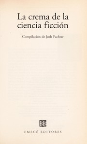Front cover of La crema de la ciencia ficcio n by Unknown