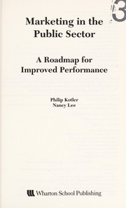 Cover of Marketing in the Public Sector by Philip Kotler