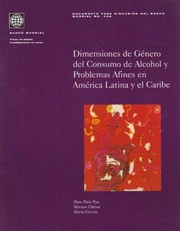 Front cover of Dimensiones de genero del consumo de alcohol y problemas afines en America Latina y El Caribe by Mariam Claeson