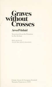 Front cover of Ristideta hauad by Arved Viirlaid