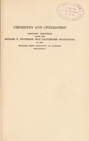 Cover of Chemistry and civilization by Allerton S. Cushman