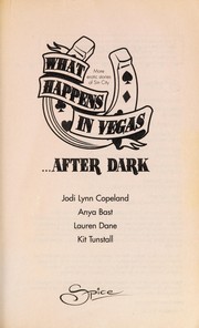 Front cover of What happens in Vegas-- after dark by Jodi Lynn Copeland