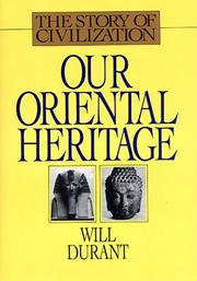 Cover of The Story of Civilization I by Will Durant