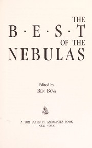 Front cover of The Best of the nebulas by Ben Bova