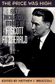 Front cover of The price was high by F. Scott Fitzgerald