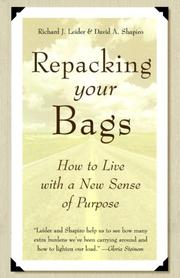 Cover of Repacking your bags by Richard Leider