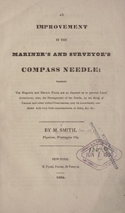 Front cover of An improvement in the mariner's and surveyor's compass needle by Unknown