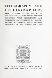 Cover of Lithography & lithographers by Joseph Pennell