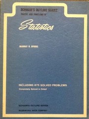 Cover of Schaum's outline of theory and problems of statistics in SI units by Murray R. Spiegel