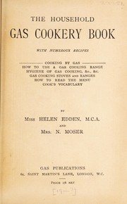 Front cover of The household gas cookery book by Helen Edden