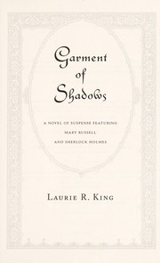 Front cover of Garment of shadows by Laurie R. King
