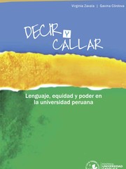 Cover of Decir y callar by Virginia Zavala