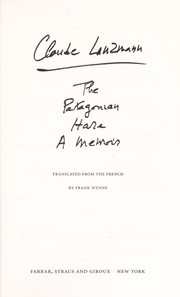 Cover of The Patagonian hare by Claude Lanzmann