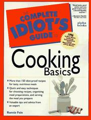 Front cover of The complete idiot's guide to cooking basics by Ronnie Fein