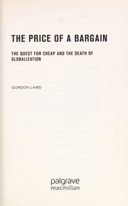 Front cover of The price of a bargain by Gordon Laird