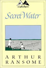 Cover of Secret water by Arthur Michell Ransome