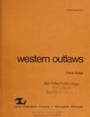 Cover of Western Outlaws by Frank Surge