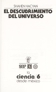 Cover of El descubrimiento del universo by Shahen Hacyan