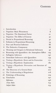 Front cover of Psychology of reasoning by P. C. Wason