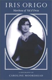 Cover of Iris Origo by Caroline Moorehead