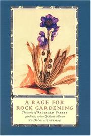 Front cover of A rage for rock gardening by Nicola Shulman