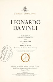 Cover of Leonardo da Vinci by Jay Williams