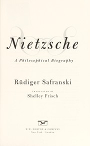 Cover of Nietzsche by Rüdiger Safranski