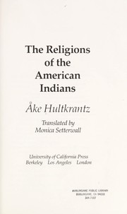 Front cover of Amerikanska indianernas religioner by Åke Hultkrantz